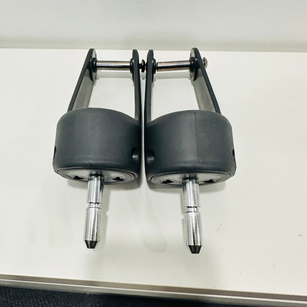 UPPAbaby Vista Cruz Front Wheel Fork Replacement Set Black Stroller Parts 2pk